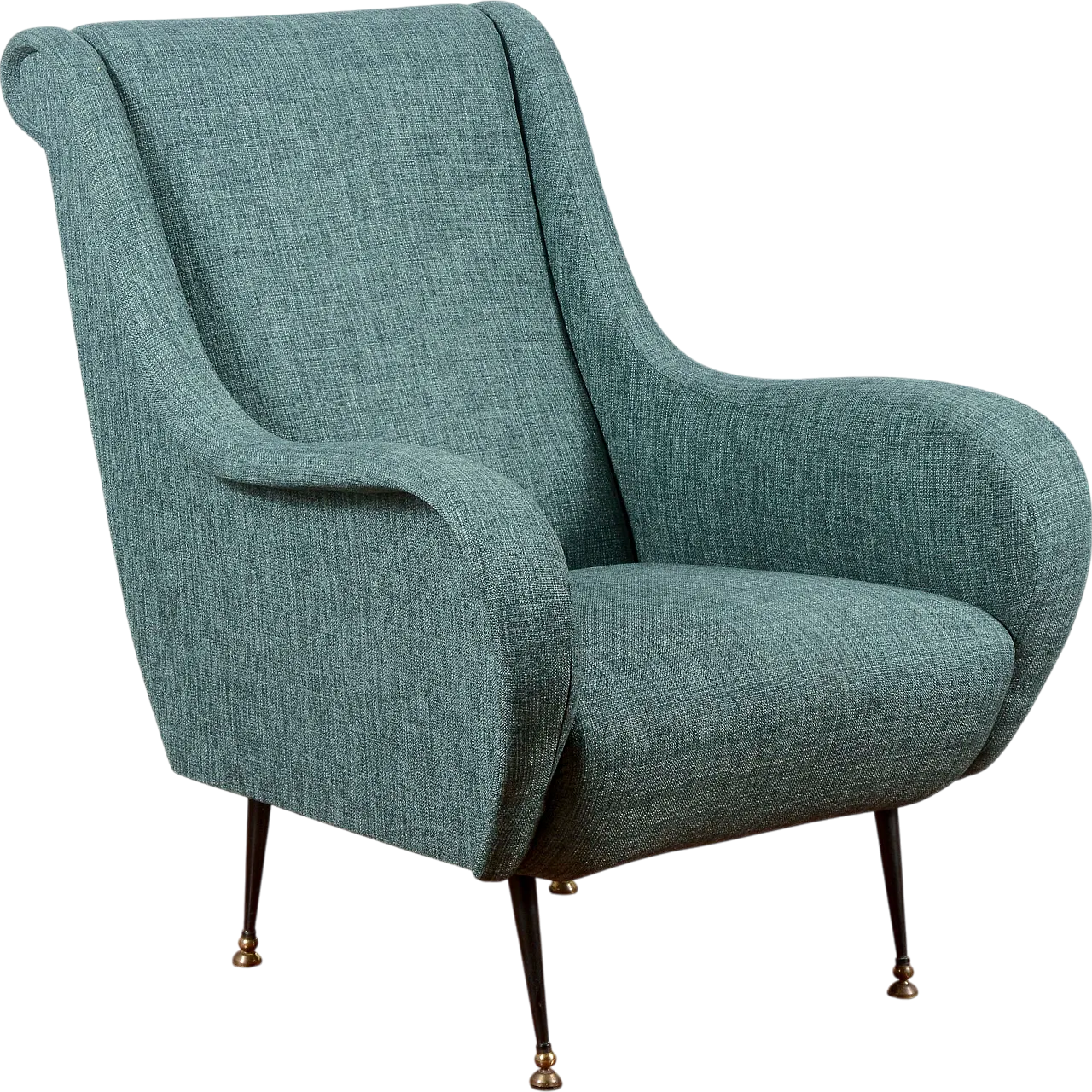 Fabric armchair, late 20th century 9