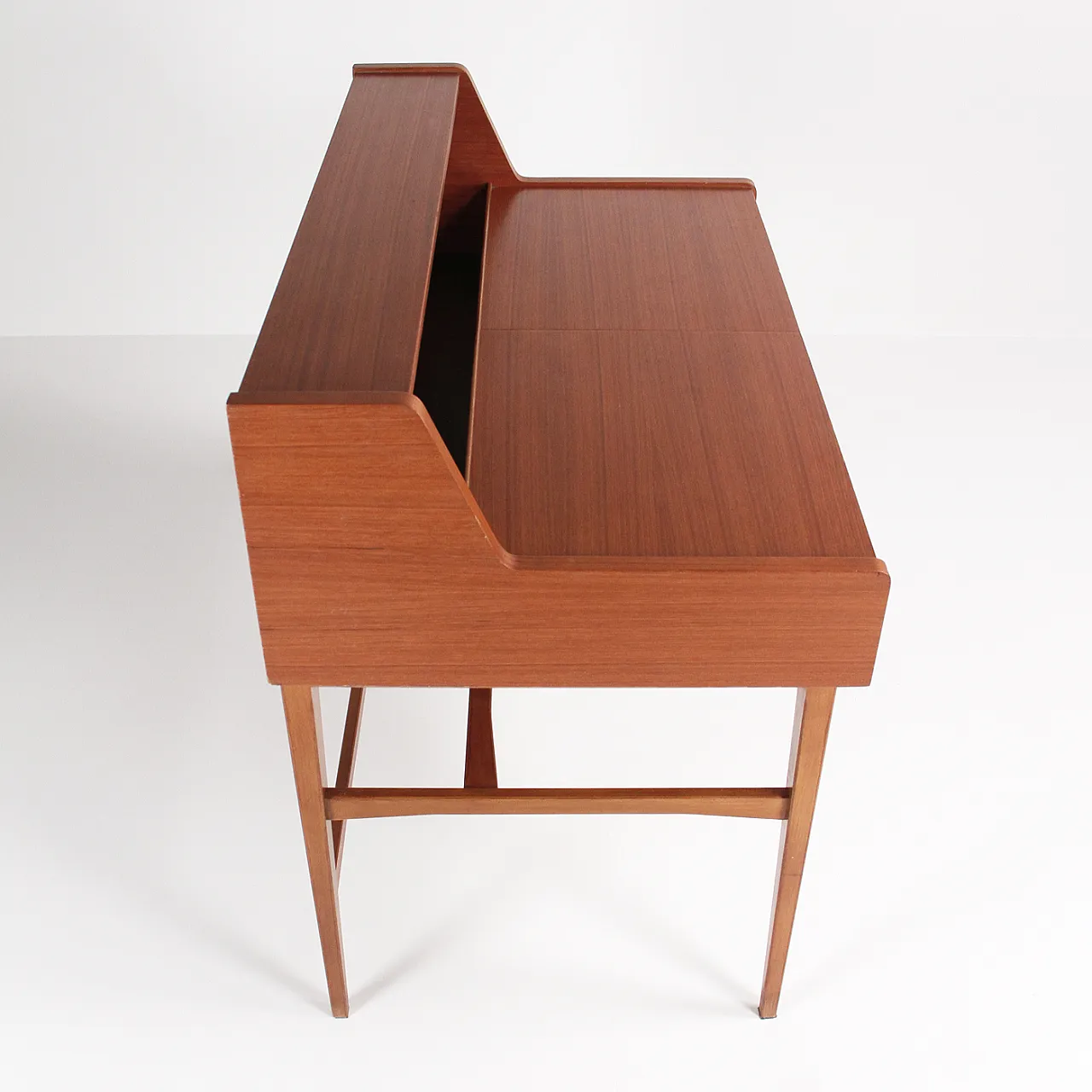 Teak dressing table/desk with drawer, 1960s 8