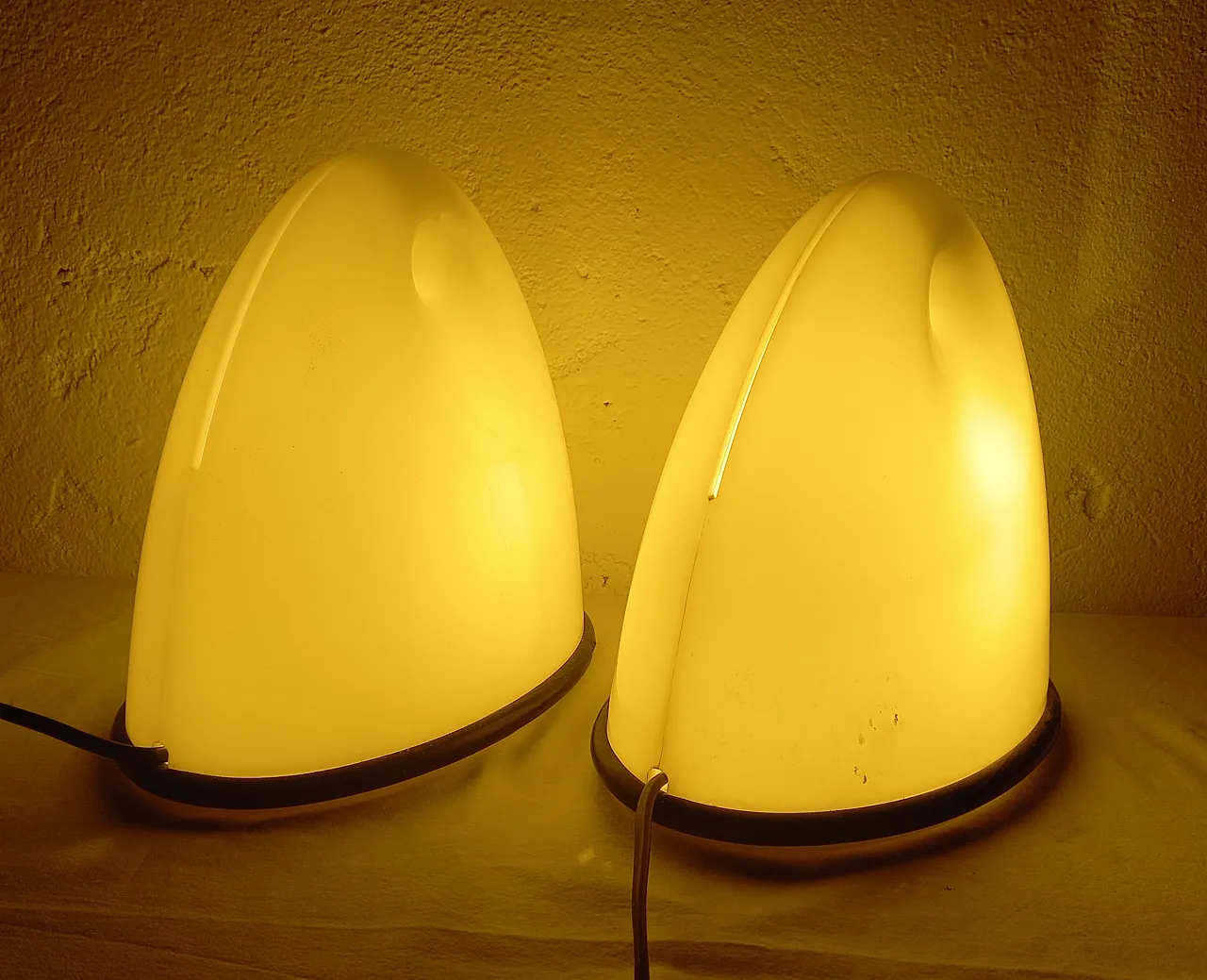 Pair of Iialo iGuzzini table lamps, 70s 2