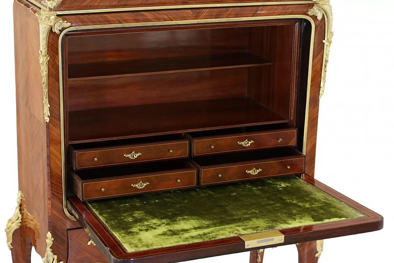 Secretaire in bronzo e mogano di Paul Sormani, '800 5