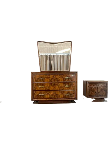 Art Deco bedroom set by Premuda furniture Lissone, 1930s