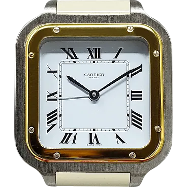 Cartier Santos Alarm Clock Penduclette, Swiss, 1980s