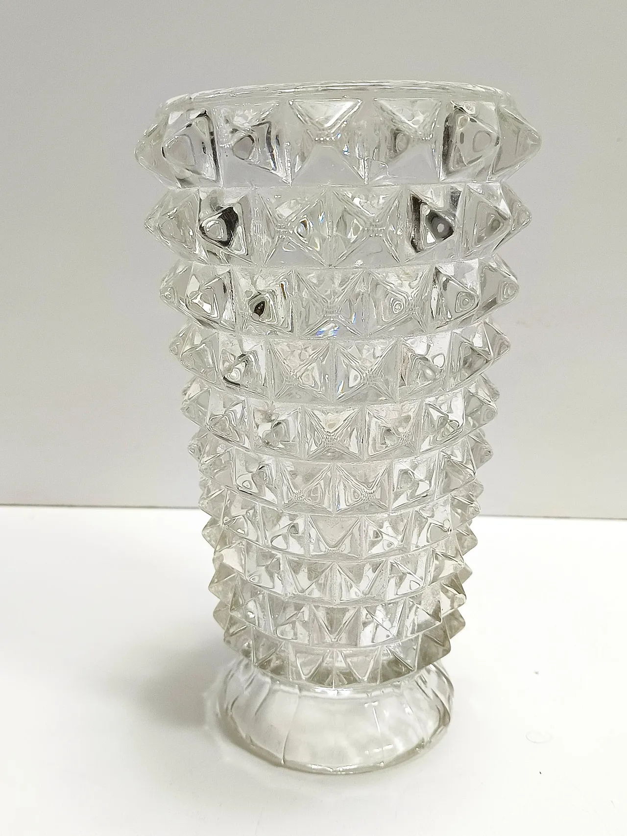 Rostrated Murano glass vase attr. to Ercole Barovier, 1940s 5