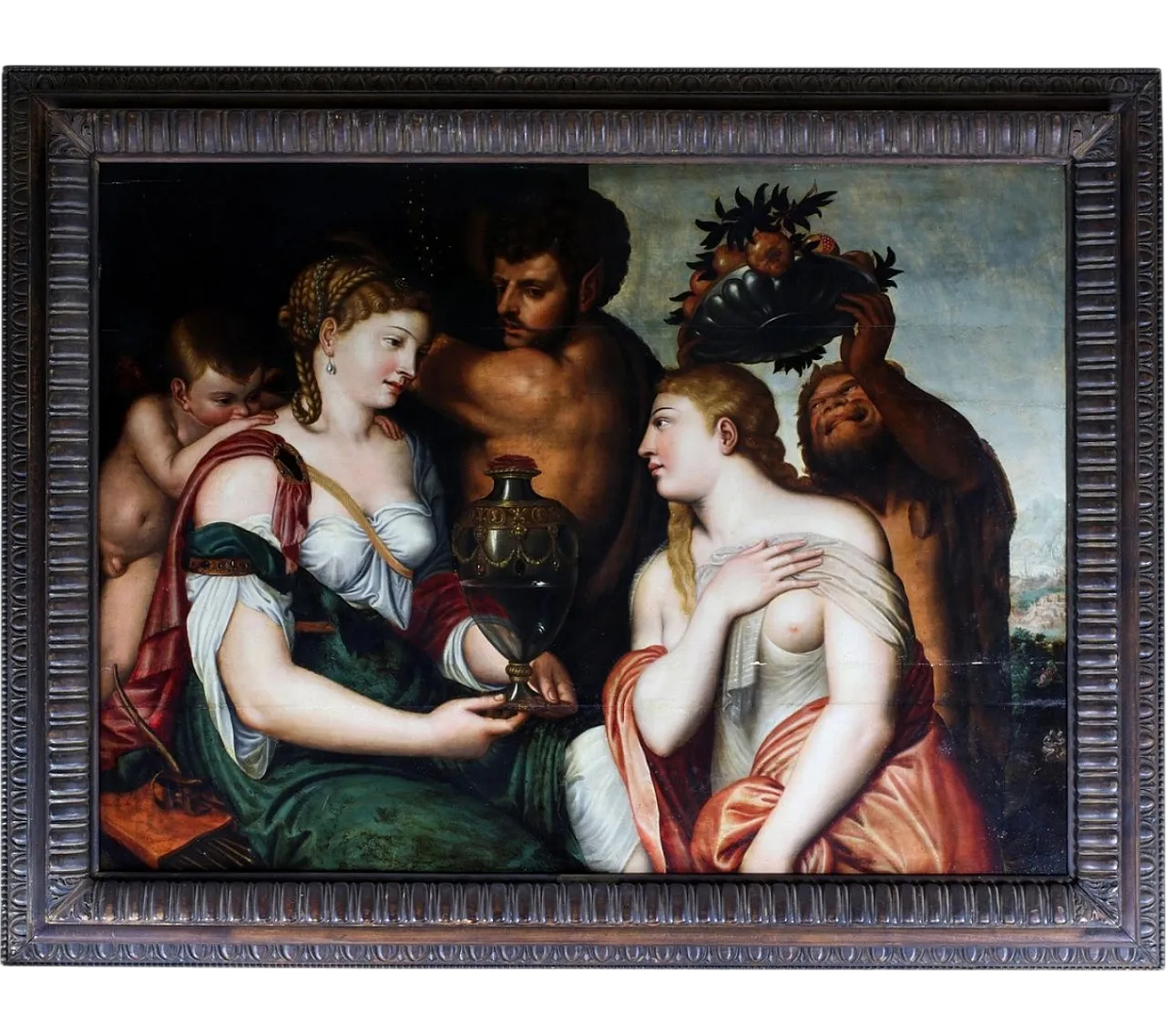 Frans Floris de Vriendt, olio su tela, '500 8