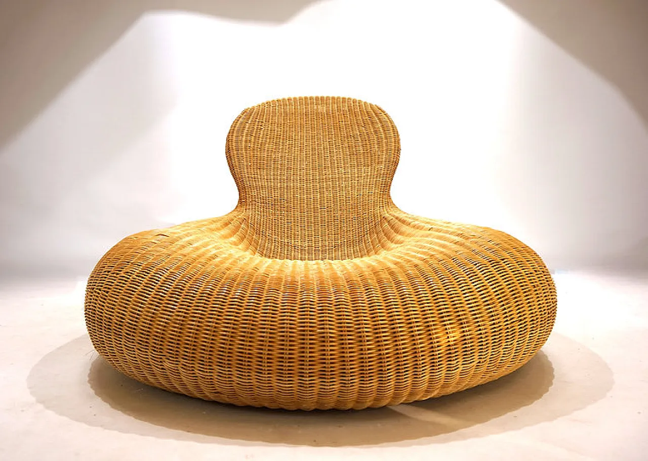 Storvik armachair in rattan by Carl Öjerstam for Ikea, 2000 11