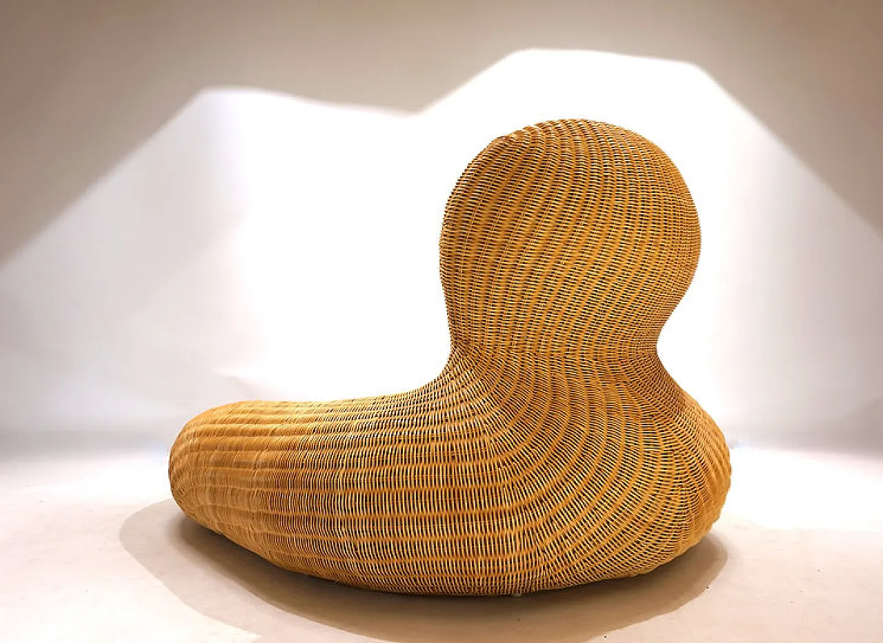 Storvik armachair in rattan by Carl Öjerstam for Ikea, 2000 15