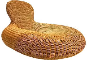 Storvik armachair in rattan by Carl Öjerstam for Ikea, 2000