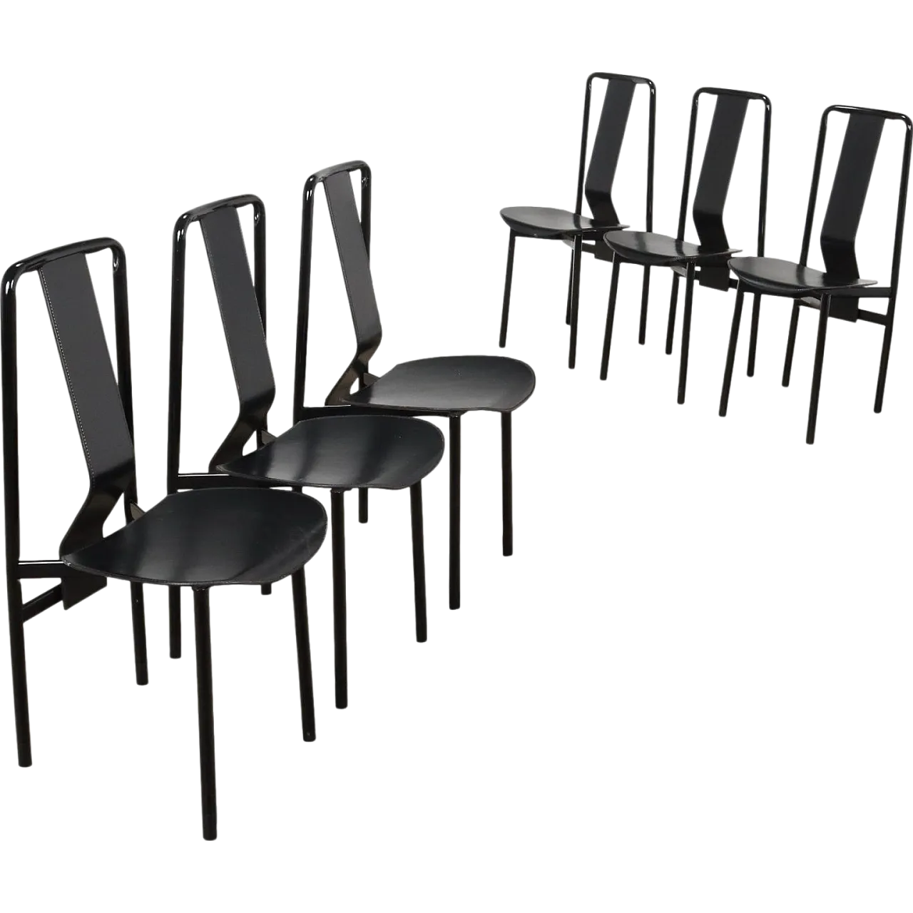 6 Irma Chairs by Achille Castiglioni for Zanotta, 1980s 11