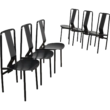 6 Irma Chairs by Achille Castiglioni for Zanotta, 1980s