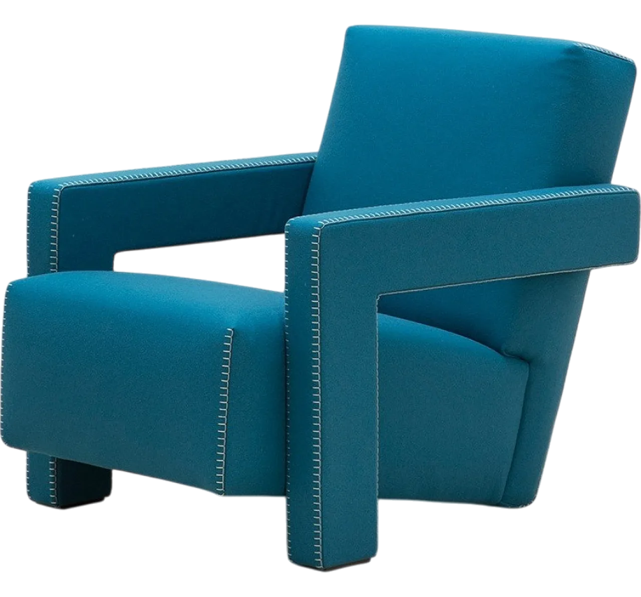 637 Utrecht by Cassina turquoise wool, 2000 19