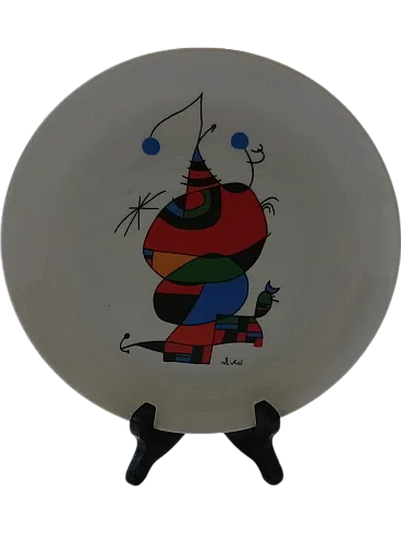 Joan Mirò collector's plate, 90s