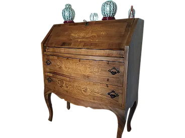 Inlaid desk, 60s