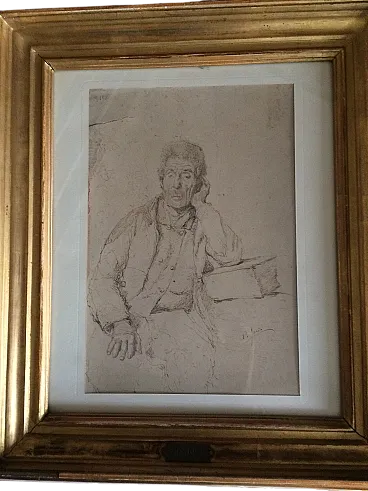 Drawing old man, 19th century