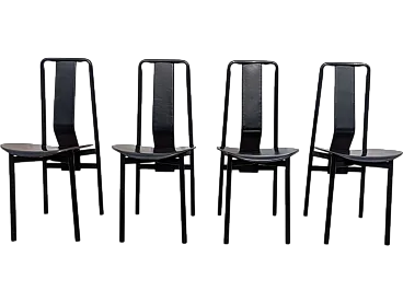 Set of 4 chairs Irma by Achille Castiglioni for Zanotta 1970