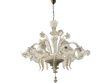 Large Venetian Murano Glass Chandelier, 1960s