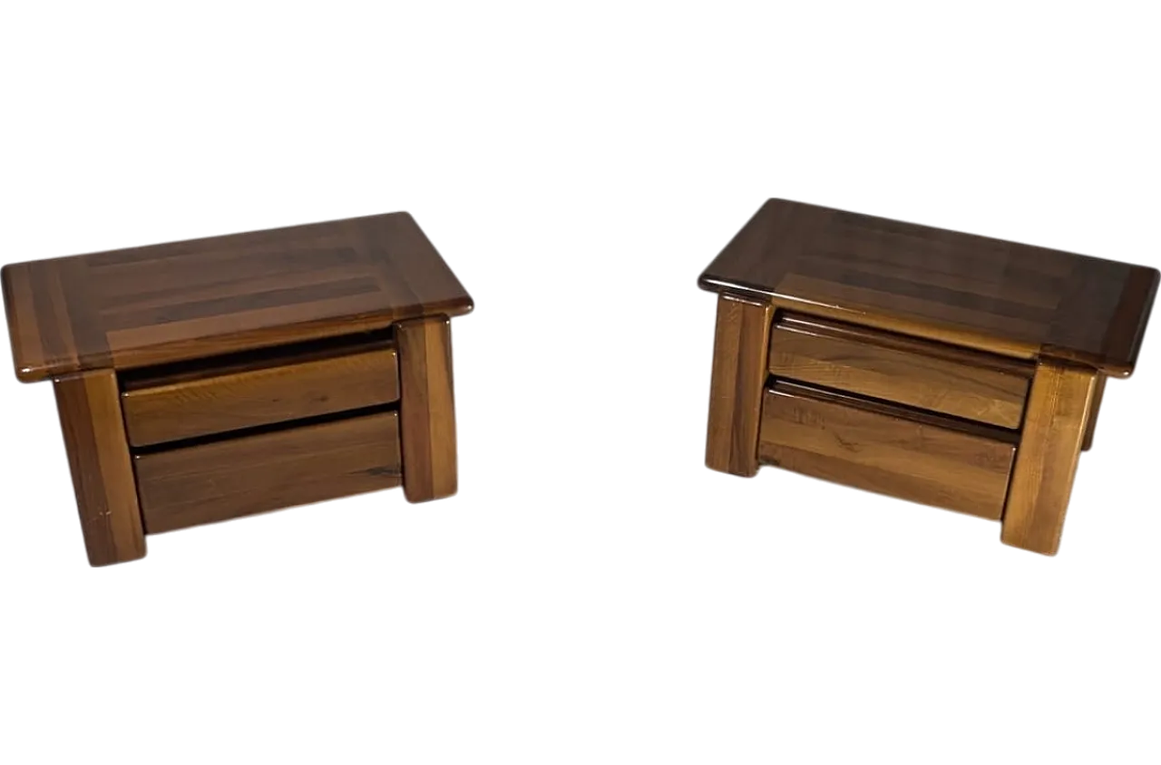 Pair of bedside Tables by Mario Marenco for Mobilgirgi, 70s 11