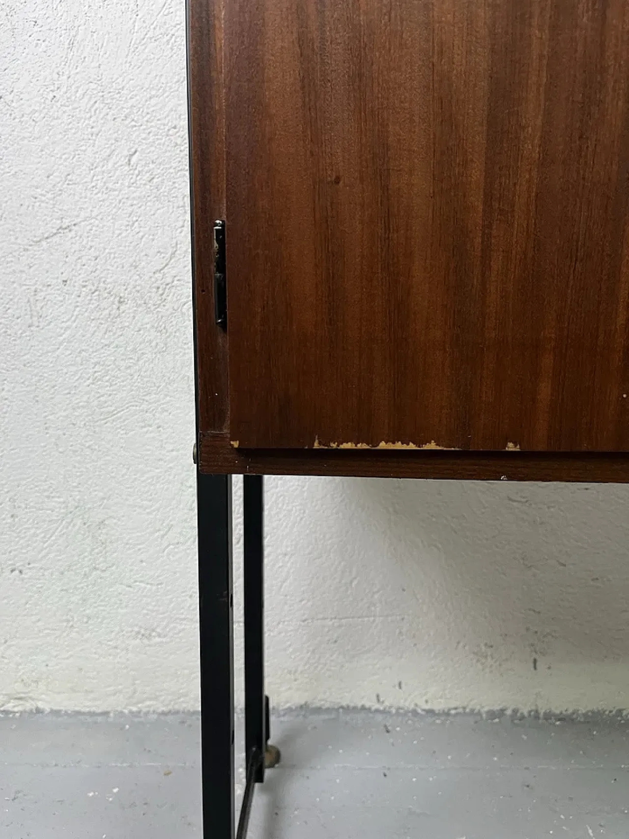 Wood and metal bookcase, 1960s 9