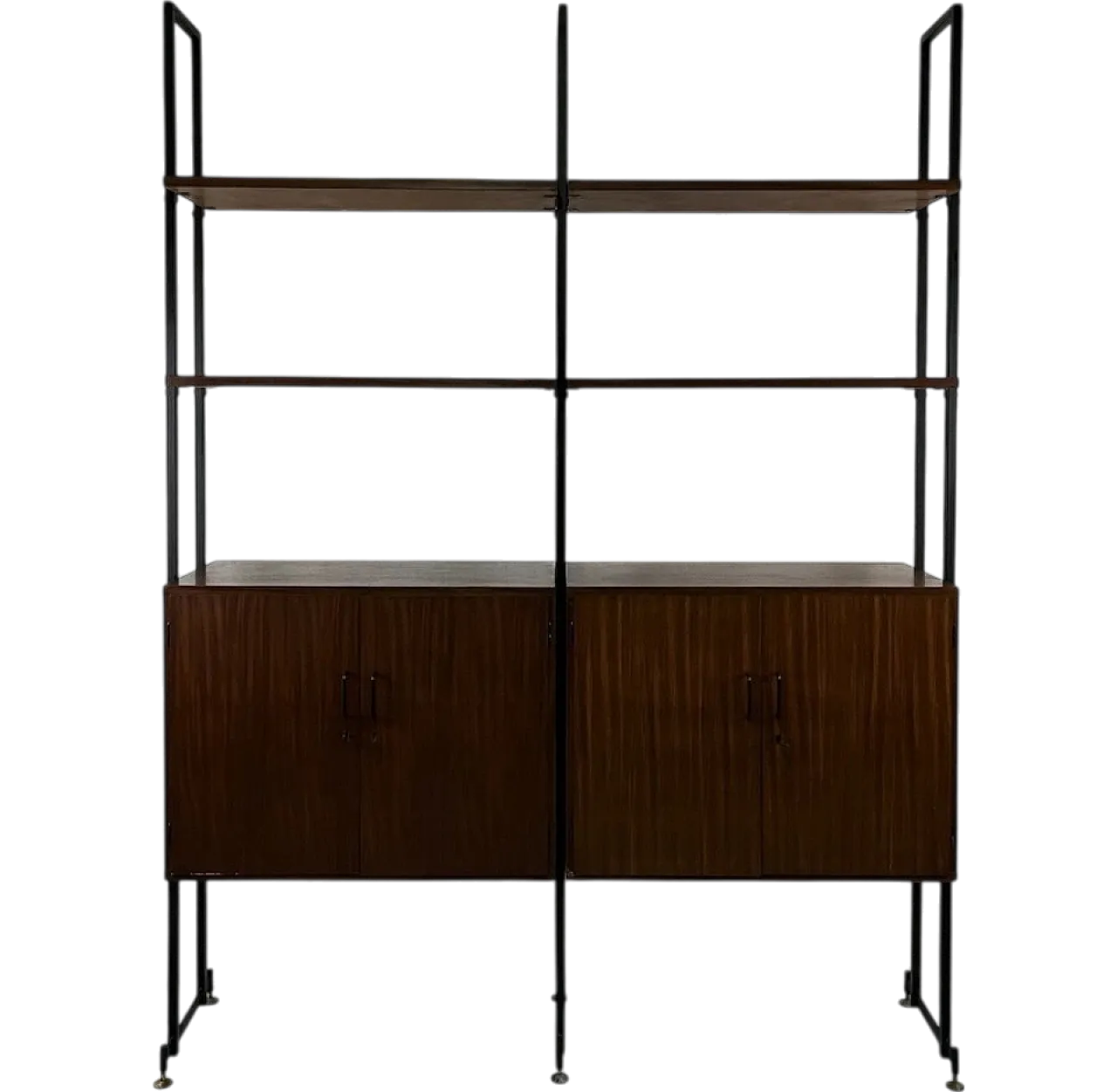 Wood and metal bookcase, 1960s 20