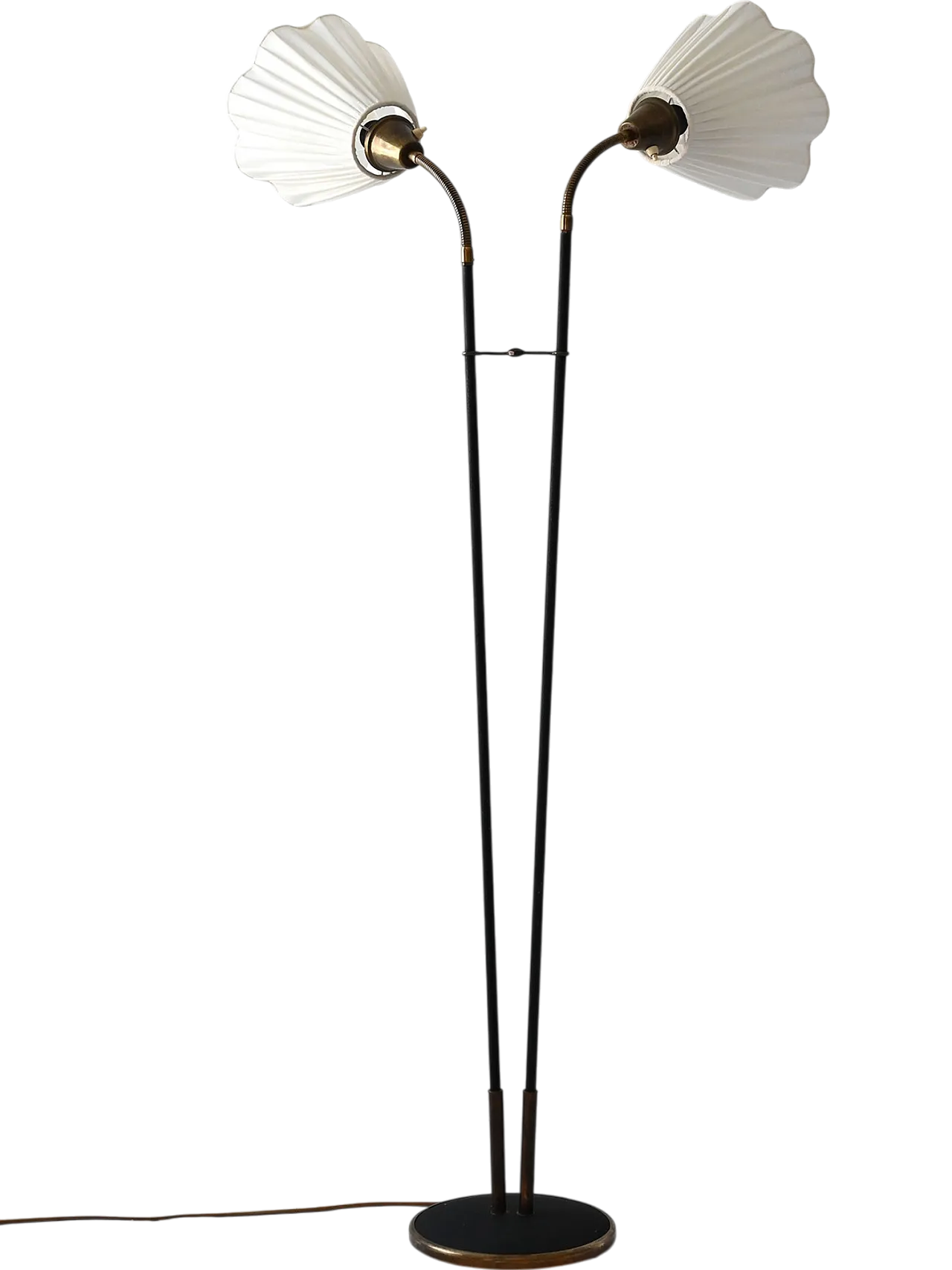 Floor lamp with two light points, 70s 11