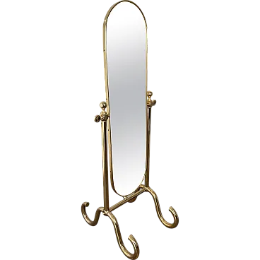 Brass Psyche mirror, 1970s