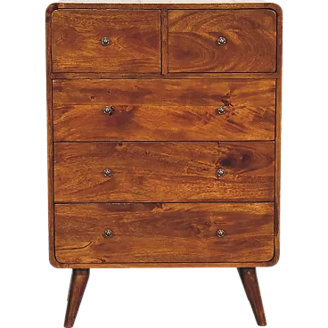 Chest of drawers solid mango, 2000s