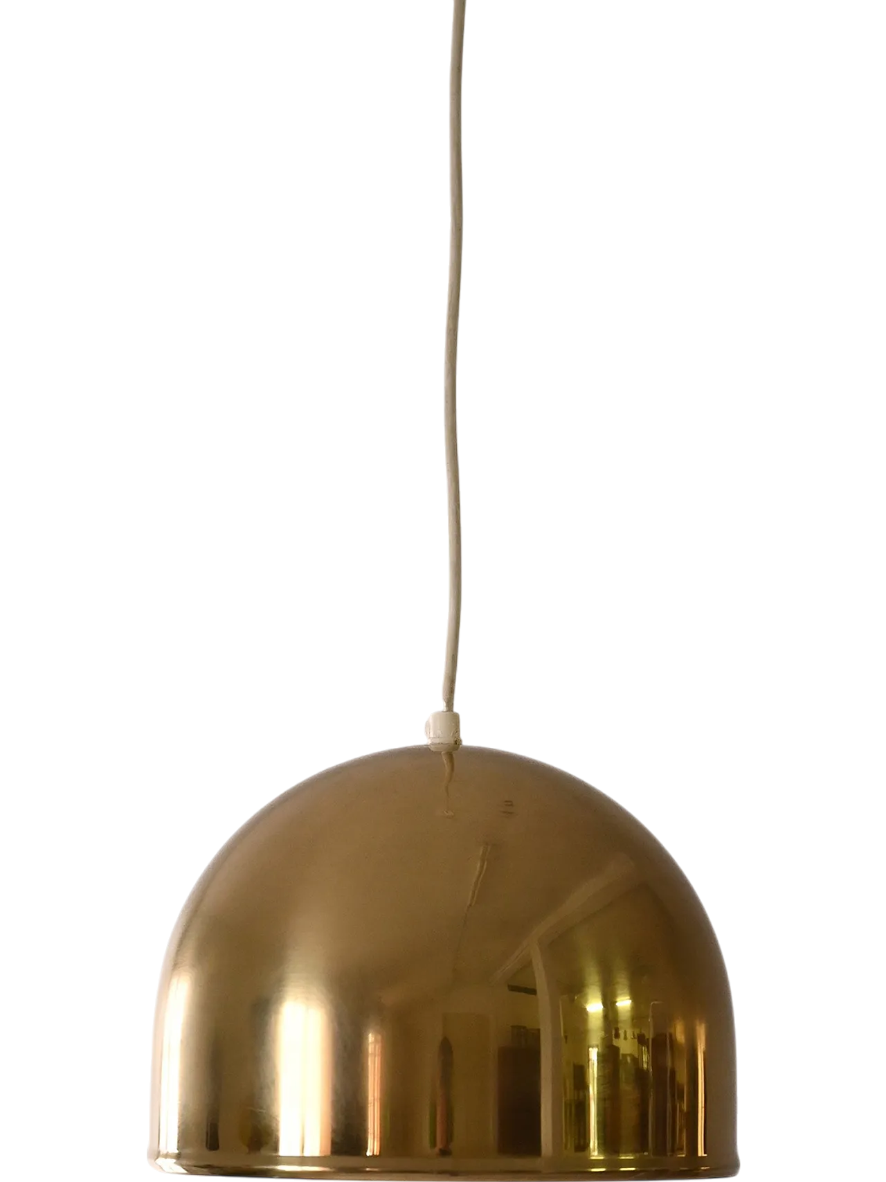 Swedish lamp in golden metal, 60s 6