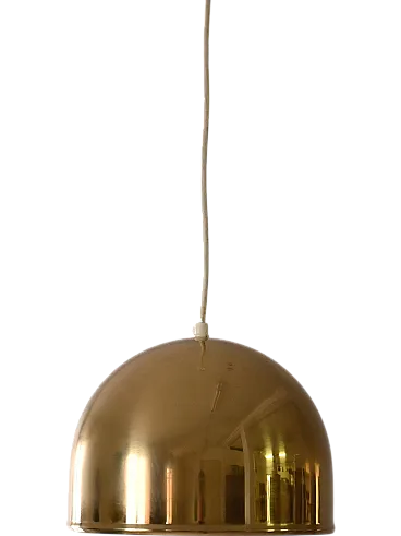 Swedish lamp in golden metal, 60s