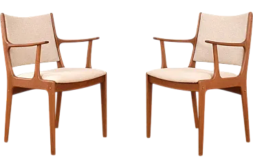 Mid-Century Danish Teak chairs by Johannes Andersen, 60s