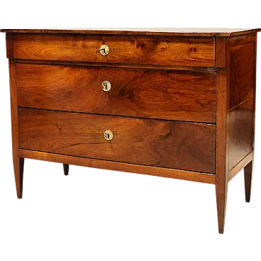 Chest of drawers Directoire in walnut, 18th century